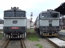 Motorové lokomotivy 750.162-0 a 754.030-5