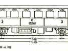 Schéma motorového vozu M 242.020 až 25