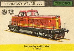 Motorová Lokomotiva řady T444.0