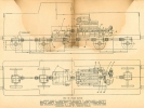 Náčrtek uspořádání pohonu motorové lokomotivy T444.02