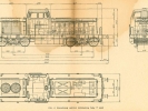 Rozměrový náčrtek sériových motorových lokomotiv T444.0