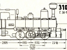 Schéma lokomotivy řady 310.038 - 310.0138