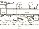 Schéma lokomotivy řady 354.1-05
