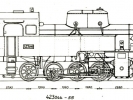 Výkres lokomotiv řady 423.044-055