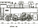 Výkres lokomotiv řady 423.0150-0160