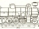 Schéma lokomotivy řady 434.0